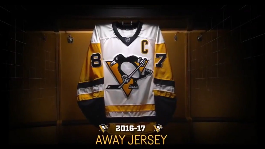 pittsburgh penguins gold jersey