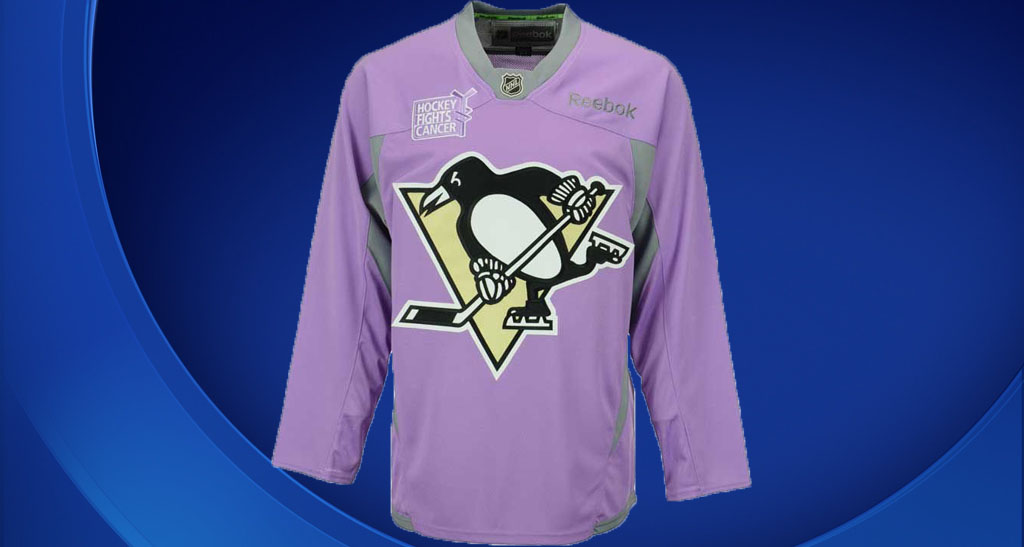 pittsburgh penguins fight cancer jersey
