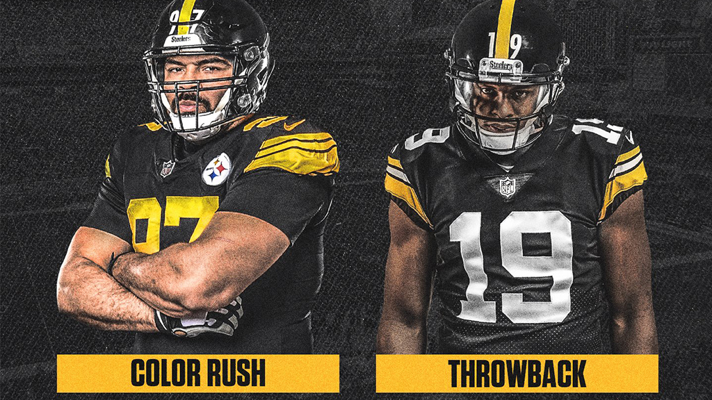 Pittsburgh Steelers Will Wear Color Rush Jerseys In Primetime Game ...