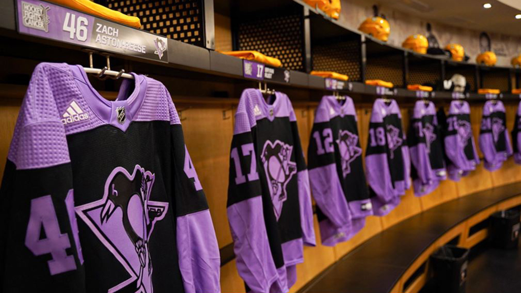 pittsburgh penguins purple jersey