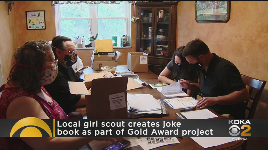 Local Girl Scout Creates Joke Book As Part Of Gold Award Project - CBS Pittsburgh