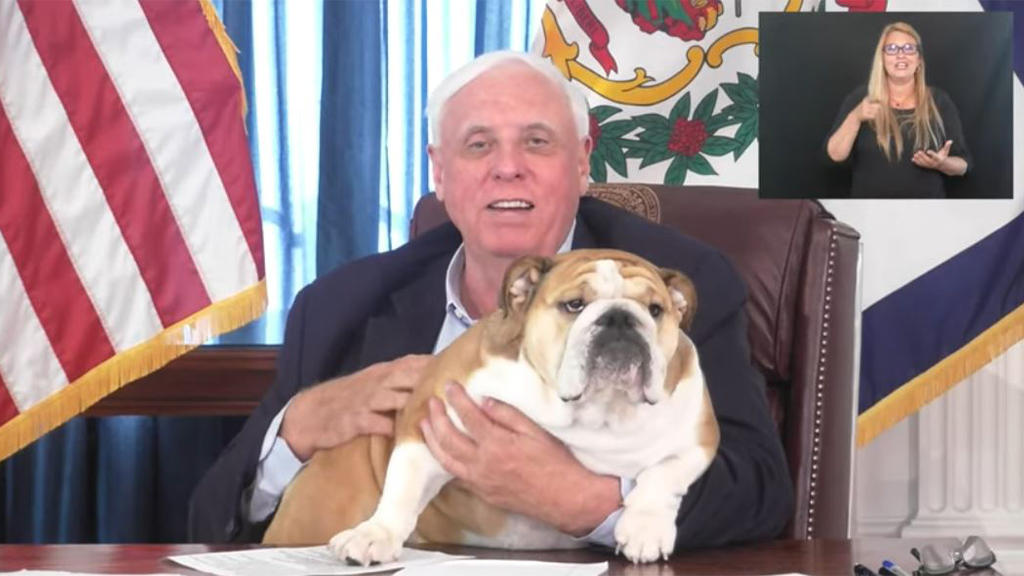 W.Va. Gov. Jim Justice Has His Canine Advocate For COVID-19 Vaccine – CBS Pittsburgh